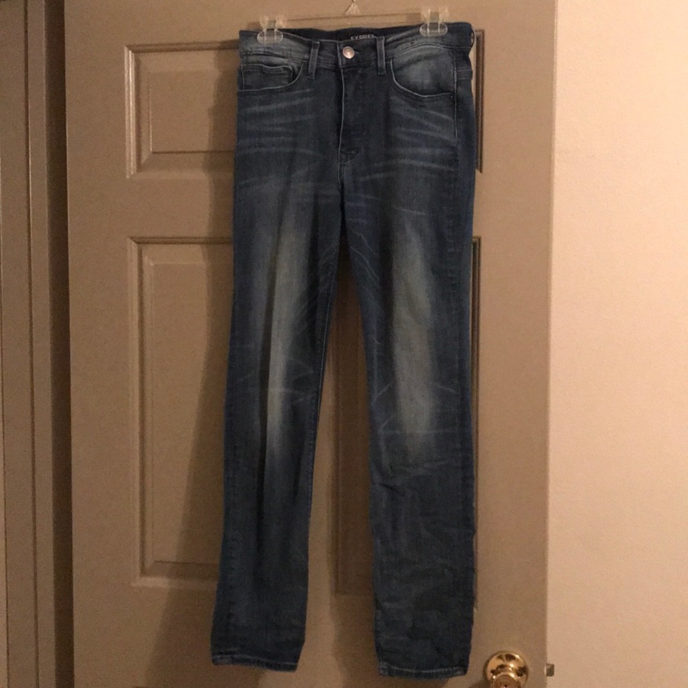 Express Size 8 High Rise skinny jeans